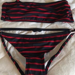 Tommy Hilfiger red and blue small bikini